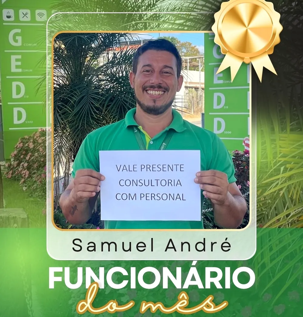 Samuel André, Funcionário do Mês do Auto Posto Lamape